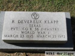 Ronald Devereaux Klapp