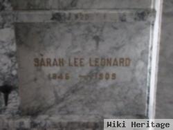 Sarah Lee Leonard