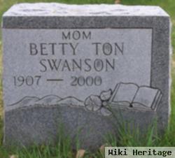 Elizabeth "betty" Ton Swanson