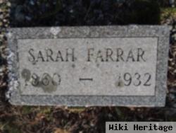 Sarah Farrar