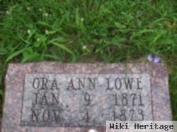 Ora Anne Lowe