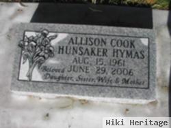 Allison Cook Hunsaker Hymas