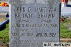 Martha Ann Burden Brown