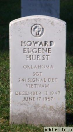 Sgt Howard Eugene Hurst