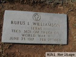 Rufus L. Williamson