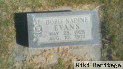 Doris Nadine Hartman Evans