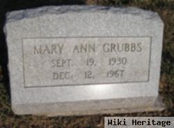 Mary Ann Grubbs