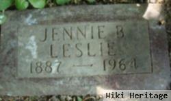 Jennie B Leslie