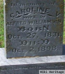 Caroline V Sanderson Williamson