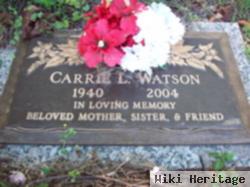 Carrie L Watson