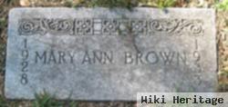 Mary Ann Brown