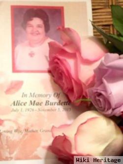 Alice Mae Schafer Burdette