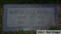 Martha Jane Cole Monroe