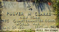 Pfc Pulver M. Clarke