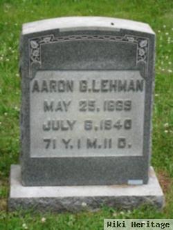 Aaron G. Lehman