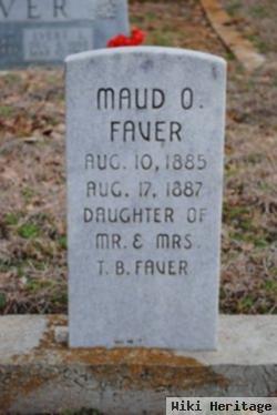 Maud O. Faver