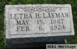 Letha H Layman