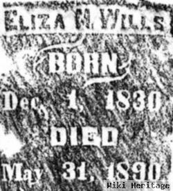 Eliza M. Orr Wills