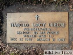 Harold Leroy Luxon