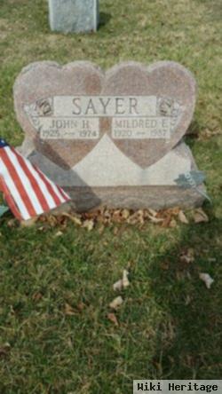 Mildred E. Peggs Sayer