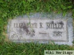 Elizabeth K. "betty" Miller Miller