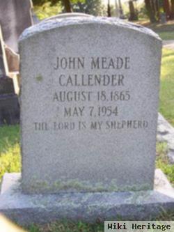 John Meade Callender