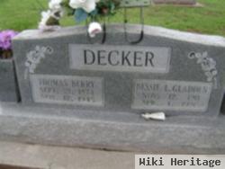 Bessie L. Rice Gladden Decker