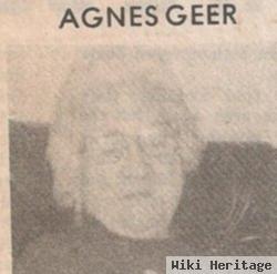 Agnes M. Cronin Geer