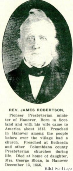 Rev James Robertson