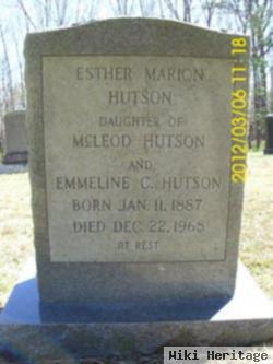 Esther Marion Hutson