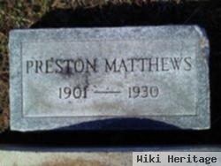 Preston Matthews