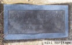 Barbara Jean Hitt Thompson