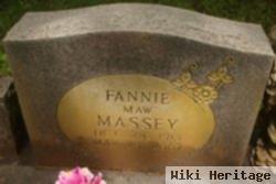 Fannie "maw" Hughes Massey
