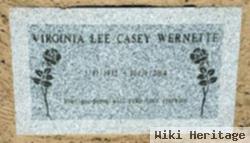 Virginia Lee Casey Wernette