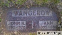 John H Wangerow