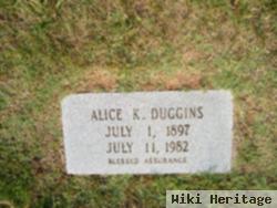 Alice K. Duggins