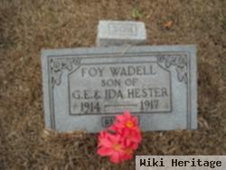 Foy Wadell Hester