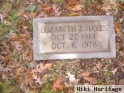 Elizabeth "lizzie" Zimmerman Hayes