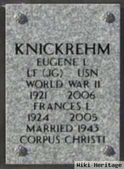 Eugene L Knickrehm