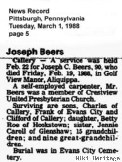 Joseph Crawford Beers