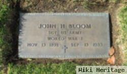 John H Bloom