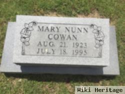 Mary Nunn Cowan