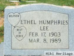 Ethel Humphries Lee