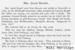 Mrs Jacob Krapfl