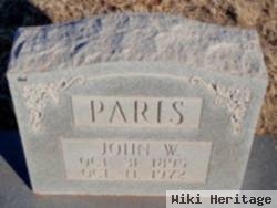 John W Paris