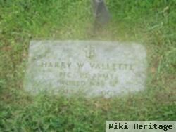 Pfc Harry W Vallette