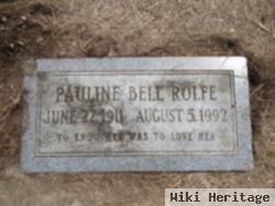 Pauline Bell Rolfe