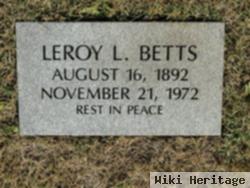 Leroy L Betts