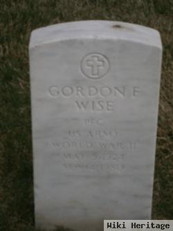 Gordon F Wise