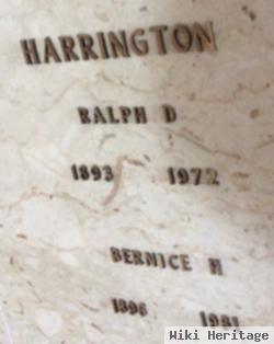 Bernice H Harrington